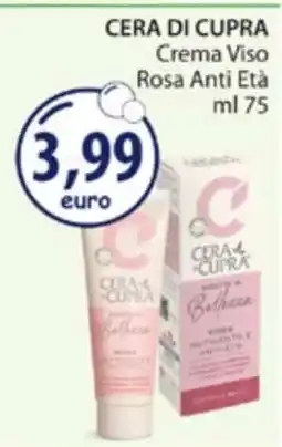 Acqua & Sapone CERA DI CUPRA Crema Viso Rosa Anti Età offerta