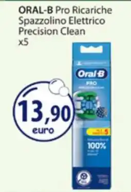 Acqua & Sapone ORAL-B Pro Ricariche Spazzolino Elettrico Precision Clean x5 offerta
