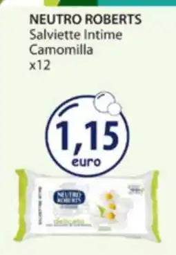 Acqua & Sapone NEUTRO ROBERTS Salviette Intime Camomilla x12 offerta