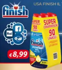 Acqua & Sapone Finish Power Gel All in 1 offerta