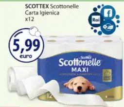 Acqua & Sapone SCOTTEX Scottonelle Carta Igienica x12 offerta