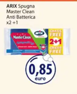 Acqua & Sapone ARIX Spugna Master Clean Anti Batterica x2 +1 offerta