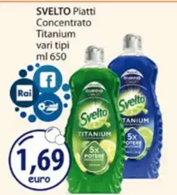 Acqua & Sapone SVELTO Piatti Concentrato Titanium offerta
