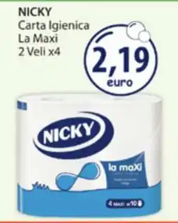 Acqua & Sapone NICKY Carta Igienica La Maxi offerta
