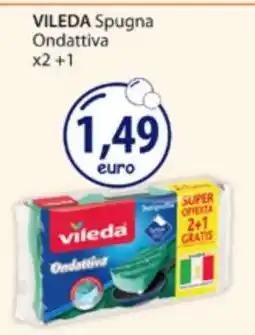Acqua & Sapone VILEDA Spugna Ondattiva x2 +1 offerta