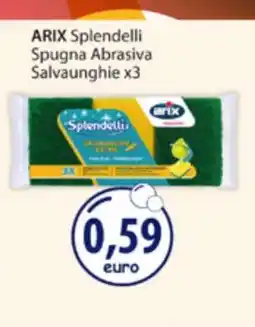 Acqua & Sapone ARIX Splendelli Spugna Abrasiva Salvaughie x3 offerta