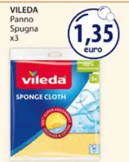 Acqua & Sapone VILEDA Panno Spugna x3 offerta