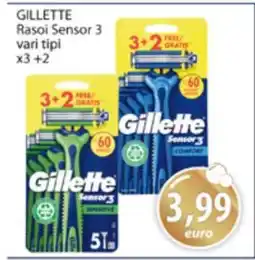 Acqua & Sapone GILLETTE Rasoi Sensor 3 offerta