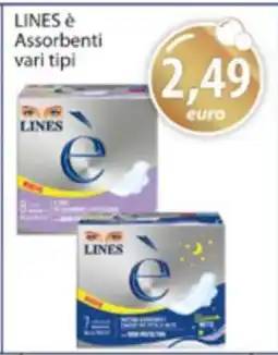 Acqua & Sapone LINES è Assorbenti vari tipi offerta