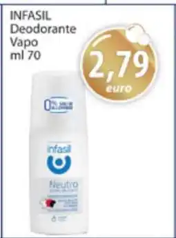 Acqua & Sapone INFASIL Deodorante Vapo ml 70 offerta