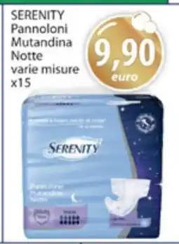 Acqua & Sapone SERENITY Pannoloni Mutandina Notte offerta