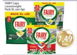 Acqua & Sapone FAIRY Caps Lavastoviglie Pack XL vari tipi offerta