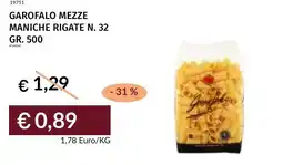 Prezzemolo e Vitale Garofalo mezze maniche rigate n. 32 offerta