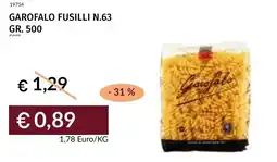 Prezzemolo e Vitale Garofalo fusilli n.63 offerta