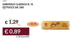 Prezzemolo e Vitale Garofalo classica n. 15 fettucce offerta