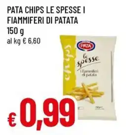 A&O Pata chips le spesse i fiammiferi di patata offerta