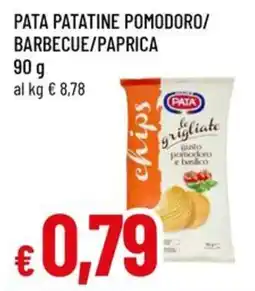 A&O Pata patatine pomodoro/ barbecue/paprica offerta