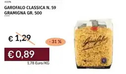 Prezzemolo e Vitale Garofalo classica n. 59 gramigna offerta