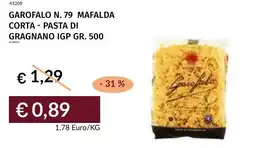 Prezzemolo e Vitale Garofalo n. 79 mafalda corta , pasta di gragnano igp offerta