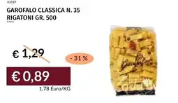 Prezzemolo e Vitale Garofalo classica n. 35 rigatoni offerta