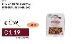 Prezzemolo e Vitale Rummo mezzi rigatoni integrali n. 51 offerta