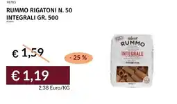 Prezzemolo e Vitale Rummo rigatoni n. 50 integrali offerta