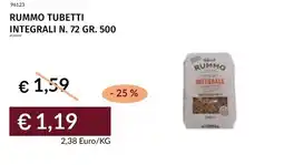 Prezzemolo e Vitale Rummo tubetti integrali n. 72 offerta
