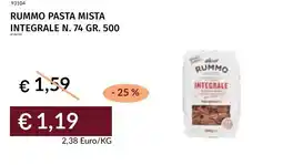 Prezzemolo e Vitale Rummo pasta mista integrale n. 74 offerta