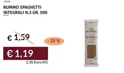 Prezzemolo e Vitale Rummo spaghetti integrali n.3 offerta