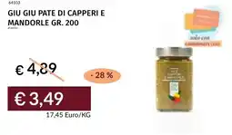 Prezzemolo e Vitale Giu giu pate di capperi e mandorle offerta