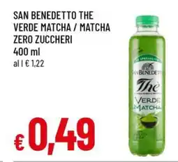 A&O San benedetto the verde matcha / matcha zero zuccheri offerta