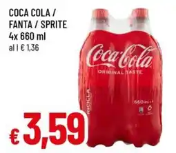 A&O Coca cola / fanta / sprite offerta