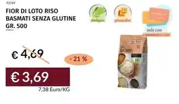 Prezzemolo e Vitale Fior di loto riso basmati senza glutine offerta