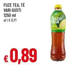 A&O Fuze tea, tè offerta