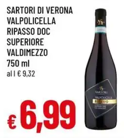 A&O Sartori di verona valpolicella ripasso doc superiore valdimezzo offerta