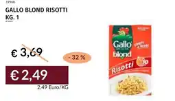 Prezzemolo e Vitale Gallo blond risotti offerta