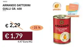 Prezzemolo e Vitale Armando datterini gialli offerta