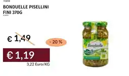 Prezzemolo e Vitale Bonduelle pisellini fini offerta