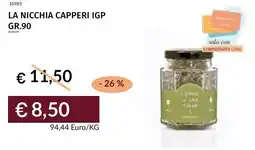 Prezzemolo e Vitale La nicchia capperi igp offerta