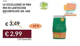 Prezzemolo e Vitale Le eccellenze di p&v mix di lenticchie decorticate offerta