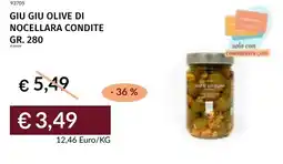Prezzemolo e Vitale Giu giu olive di nocellara condite offerta