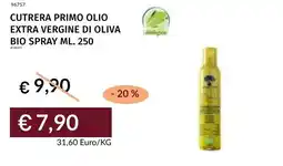 Prezzemolo e Vitale Cutrera primo olio extra vergine di oliva bio spray offerta