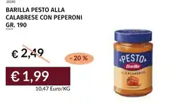 Prezzemolo e Vitale Barilla pesto alla calabrese con peperoni offerta