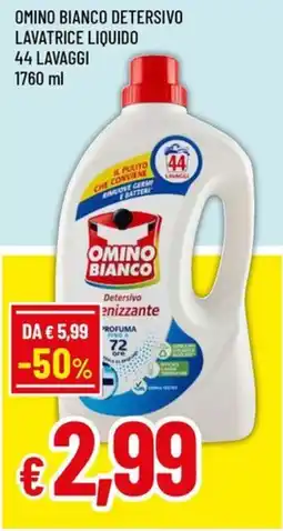 A&O Omino bianco detersivo lavatrice liquido offerta