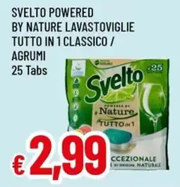 A&O Svelto powered by nature lavastoviglie tutto in 1 classico / agrumi offerta