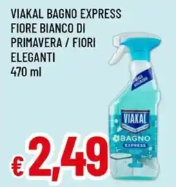 A&O Viakal bagno express fiore bianco di primavera/fiori eleganti offerta