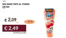Prezzemolo e Vitale Rio mare pate al tonno offerta