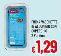 A&O Frio 4 vaschette in alluminio con coperchio offerta