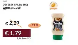 Prezzemolo e Vitale Develey salsa bbq white offerta