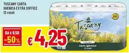 A&O Tuscany carta igienica extra soffice offerta